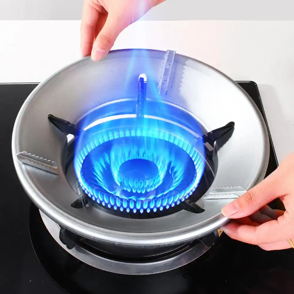 (2 টা) 8-Hole Gas Savings Gas Stove Cover